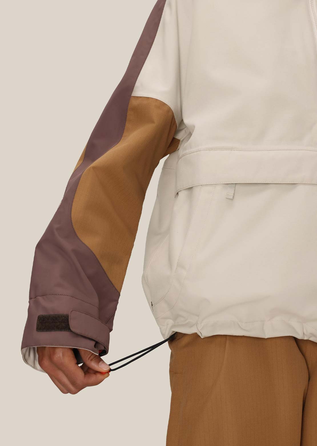686 Women's Outline Shell Anorak Limestone Colorblock
