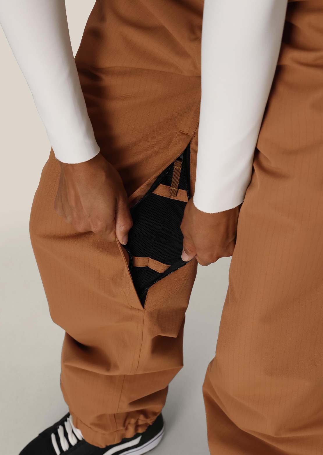 686 Women's Outline Shell Pants Caramel Ripstop