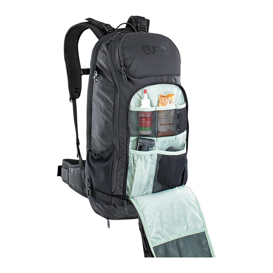 EVOC, FR Trail E-Ride, Protector backpack, 20L, Black, ML