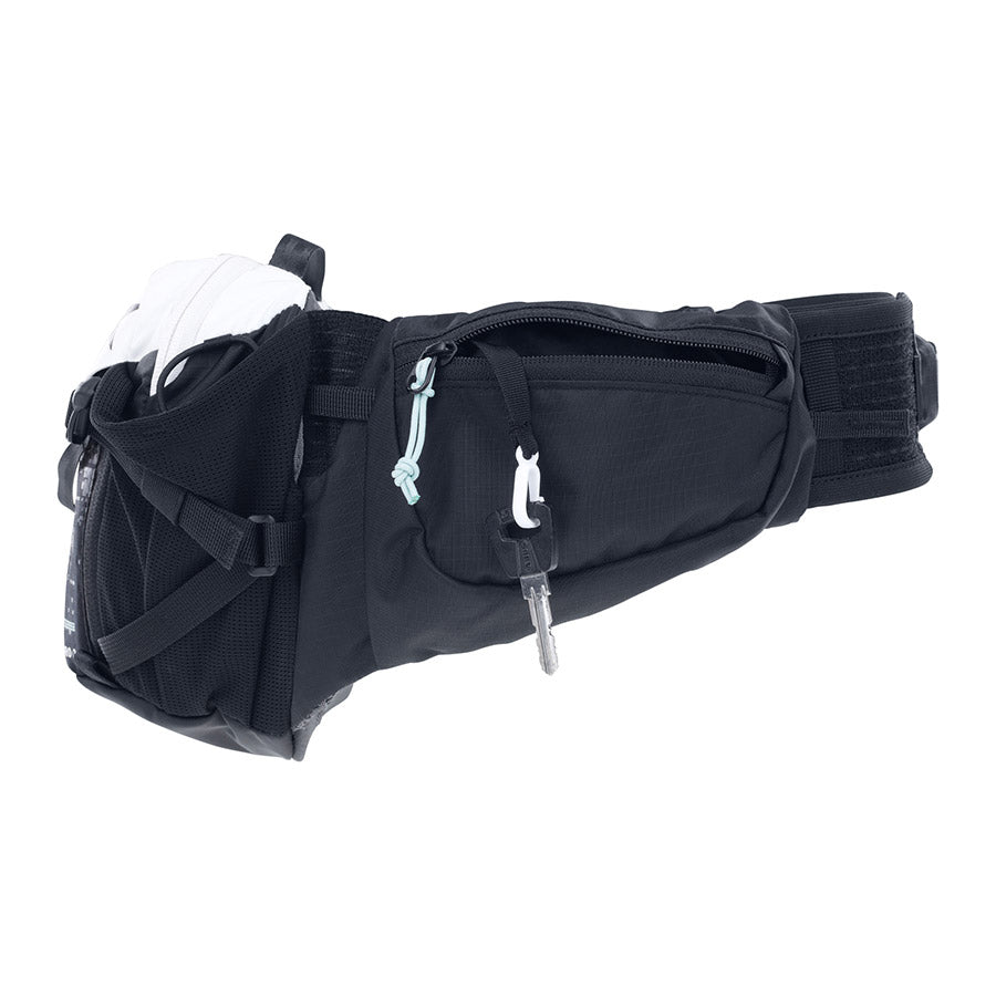 EVOC, Hip Pack Pro 3 +1.5L, Hip Pack, 3L, Bladder included (1.5L), Black