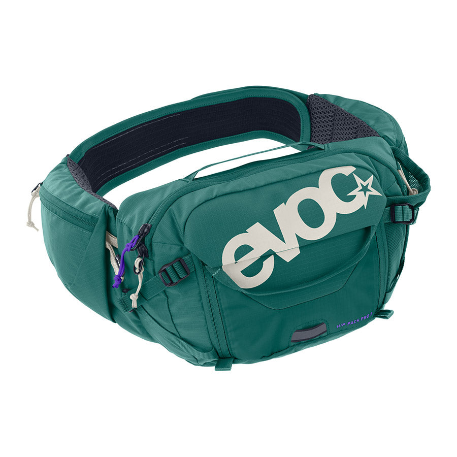 EVOC, Hip Pack Pro 3 +1.5L, Hip Pack, 3L, Bladder included (1.5L), Black