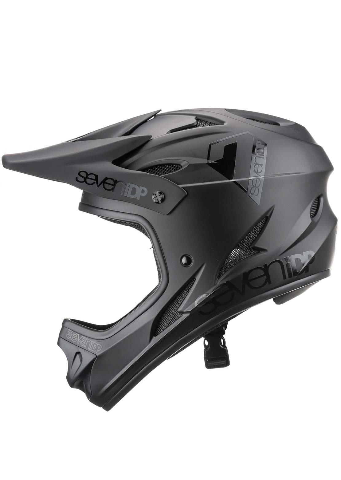 7iDP M1 Full Face 57 Downhill Helmet - 58cm Matte Black/Gloss Black