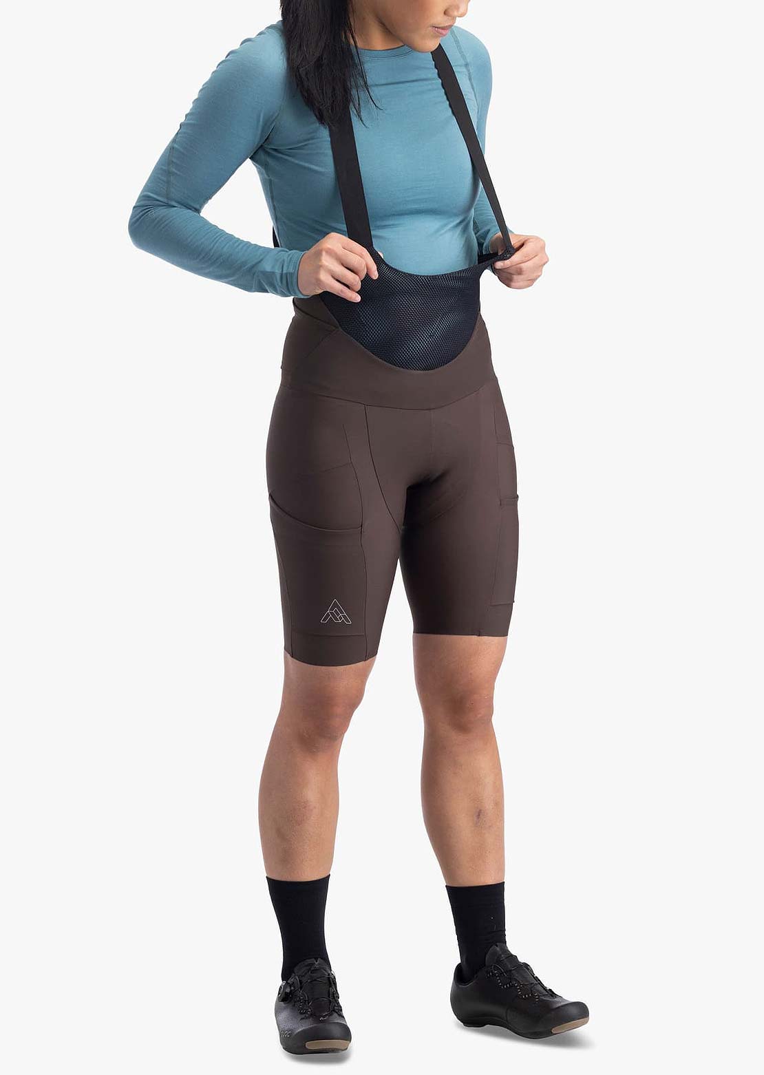 7Mesh Women's WK3 Cargo Bib Shorts Peat