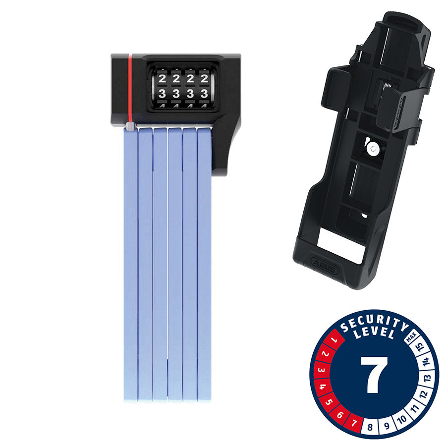 Abus, Bordo uGrip 5700C, Folding Lock, Combination, 80cm, 2.6', 5mm, Black