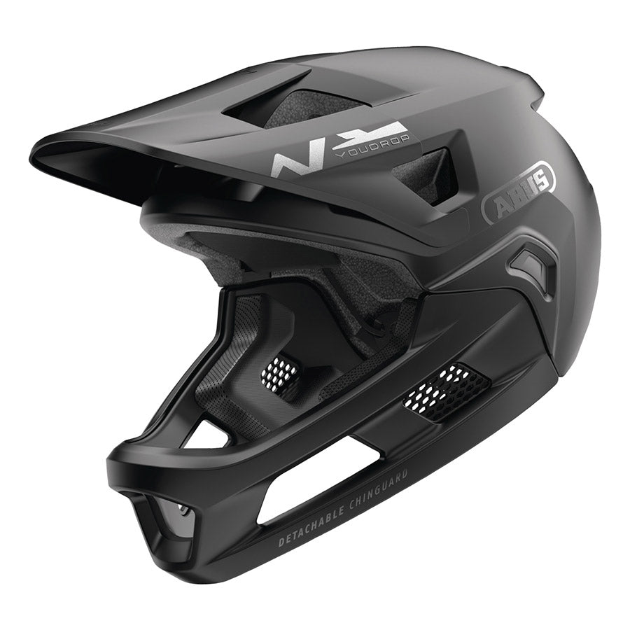 Abus, YouDrop FF, Mountain Helmet, Velvet Black, S, 48 - 55cm