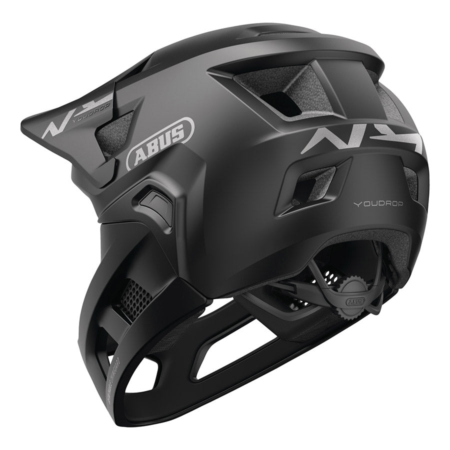 Abus, YouDrop FF, Mountain Helmet, Velvet Black, S, 48 - 55cm