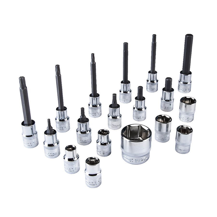 Park Tool, SBS-1.2, Socket and hexagonal bit set