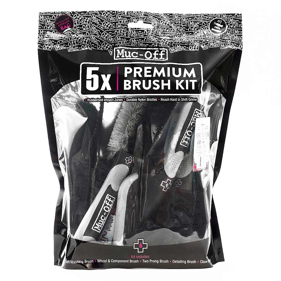 Muc-Off Kit de 5 pinceaux