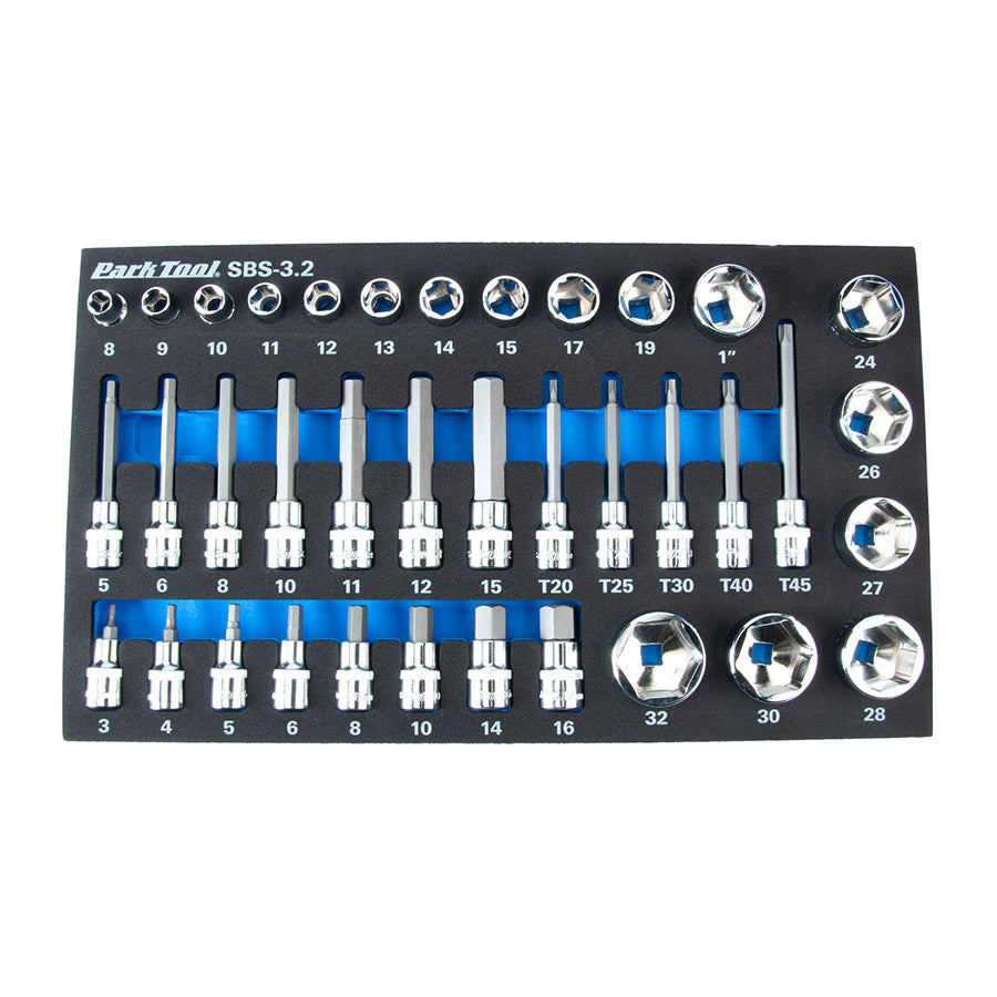 Park Tool, SBS-3, Socket and bit set