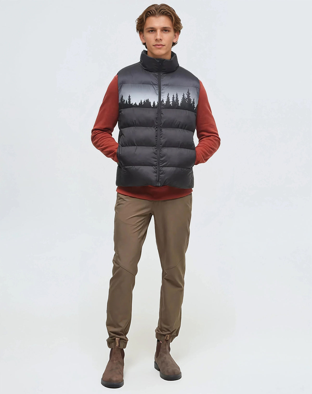 Tentree Men's Cloud Shell Juniper Puffer Vest