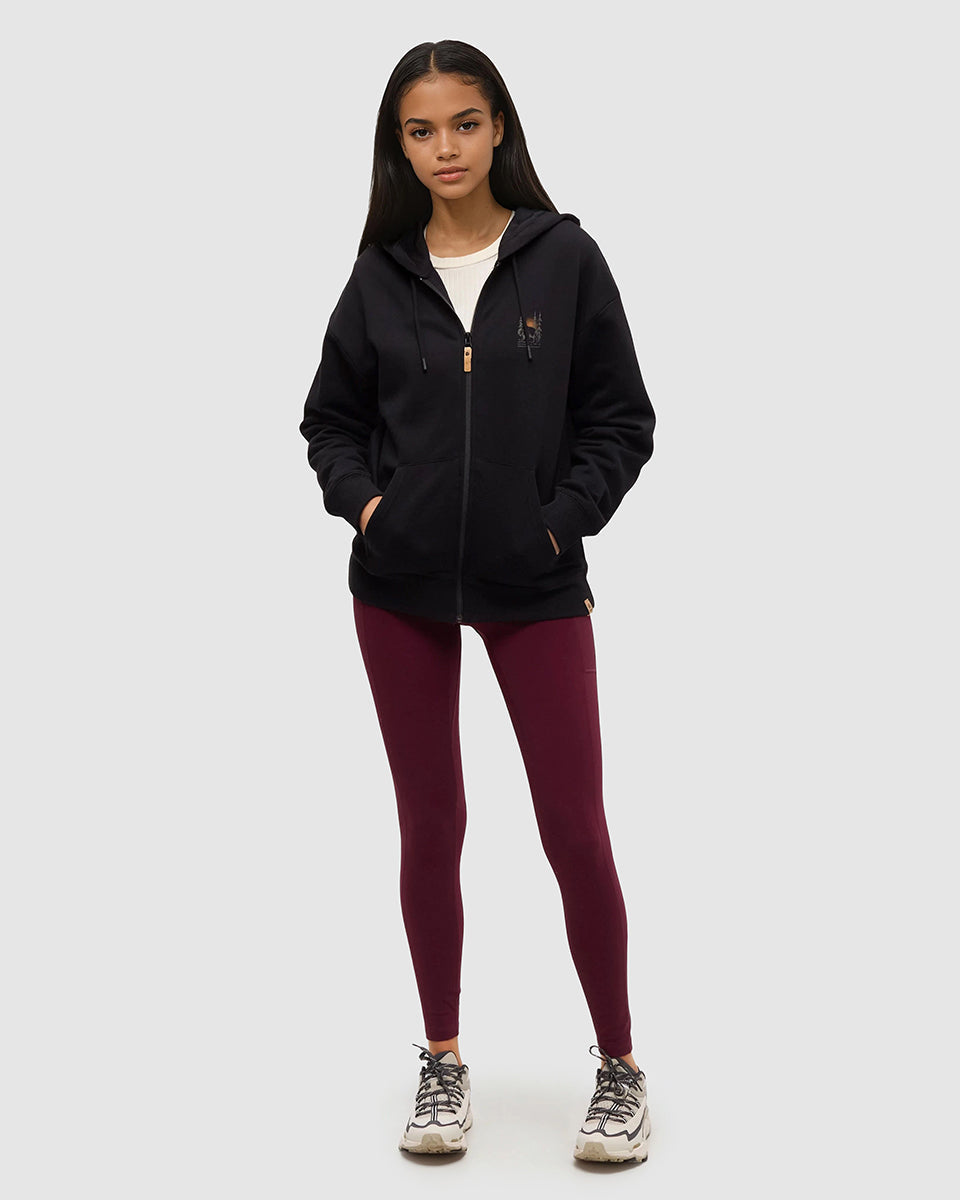 Tentree Women's Boreal Bison Full Zip Hoodie