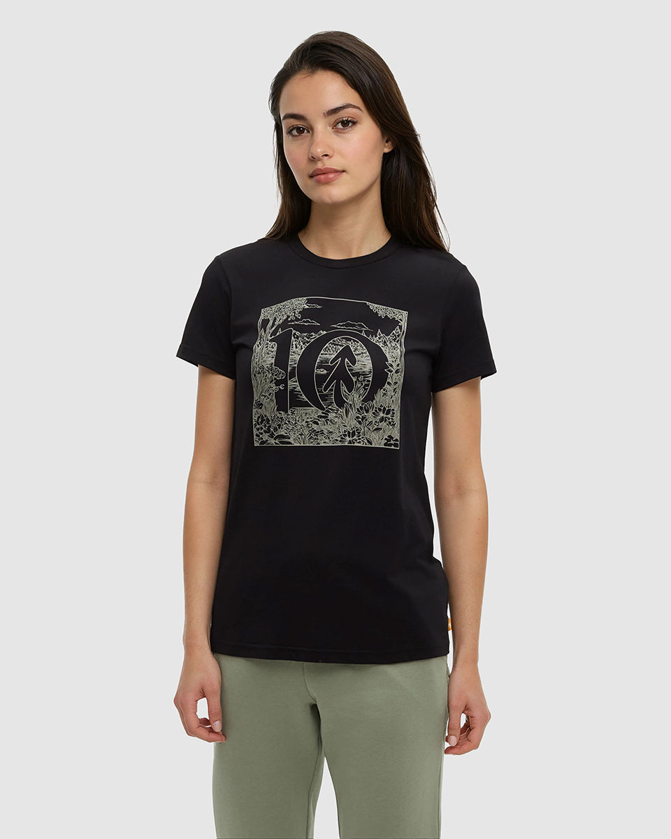 Tentree Women's Lake Life Logo T-Shirt