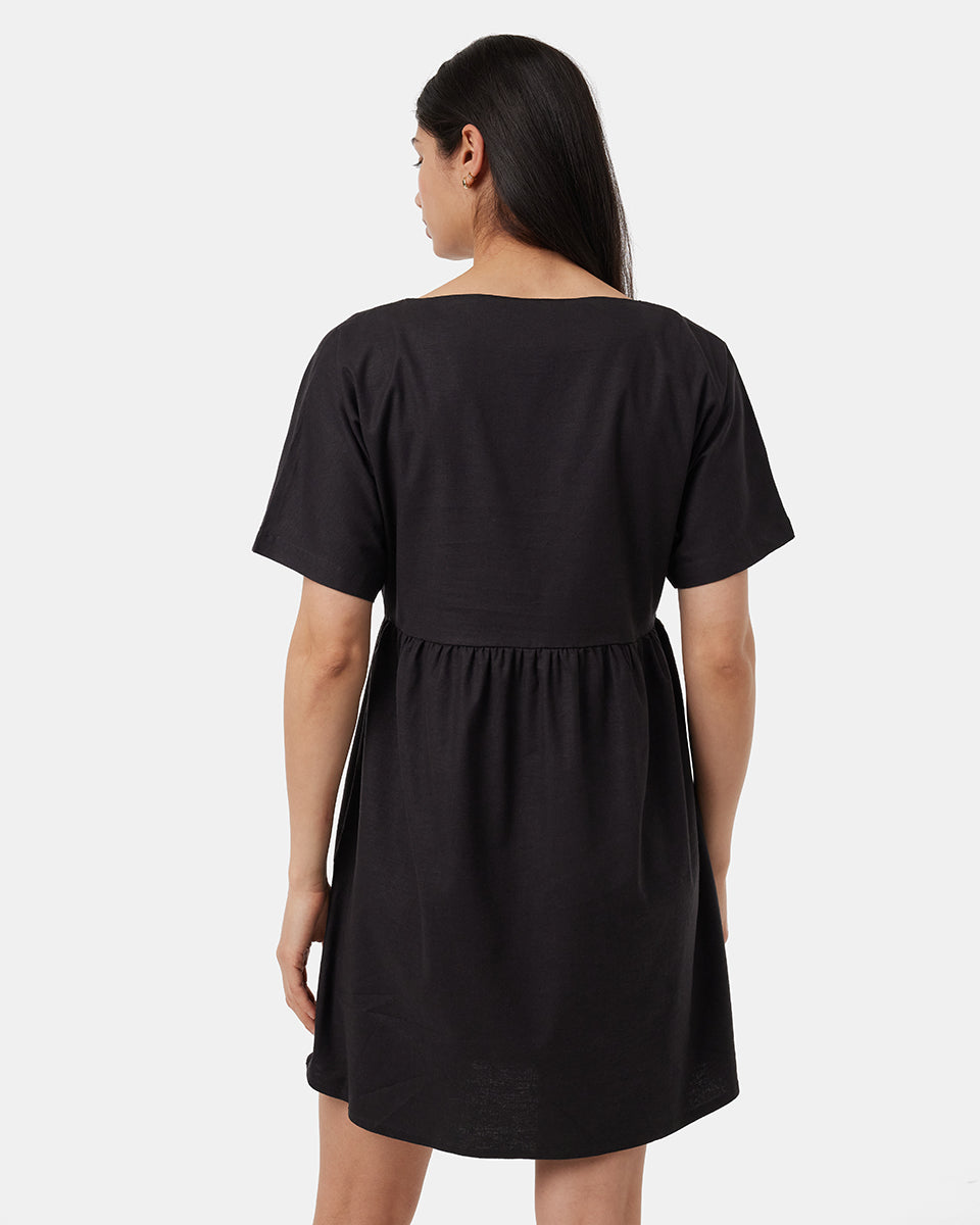 Tentree Women's Hemp Button Front Swing Dress