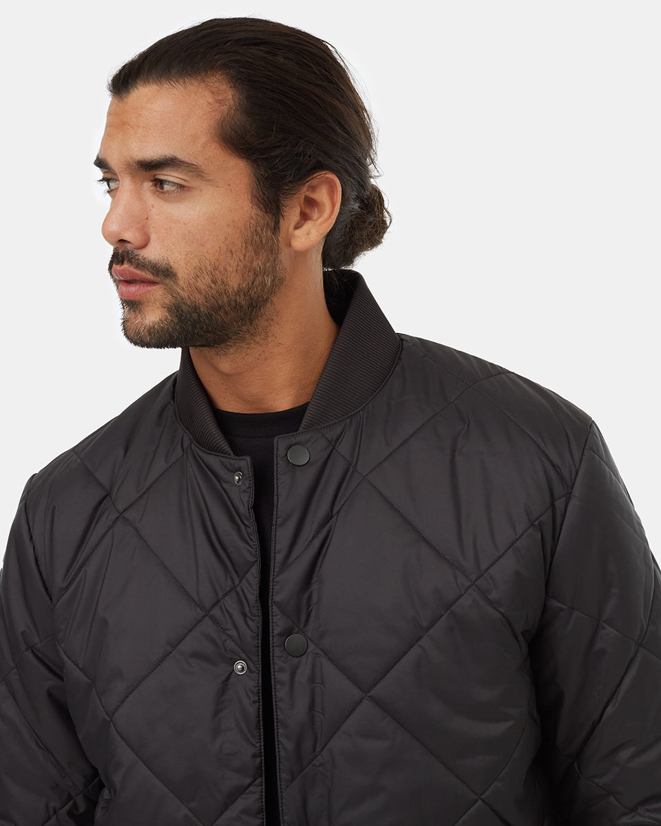 Tentree Men's Diamond Padded Bomber Jacket