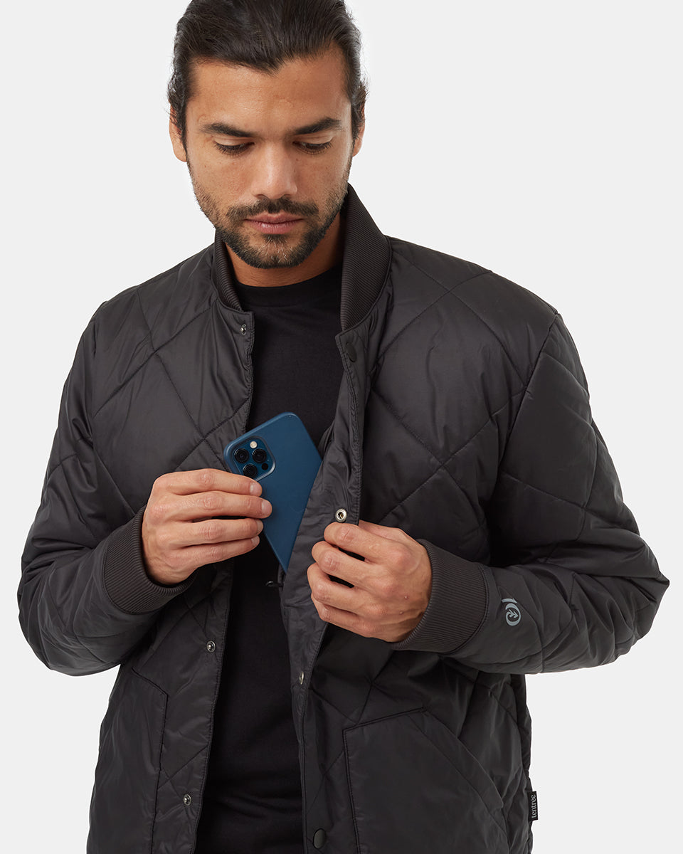 Tentree Men's Diamond Padded Bomber Jacket