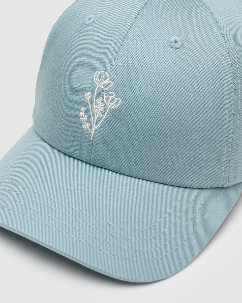 Tentree Accessories Flower Embroidery Peak Hat