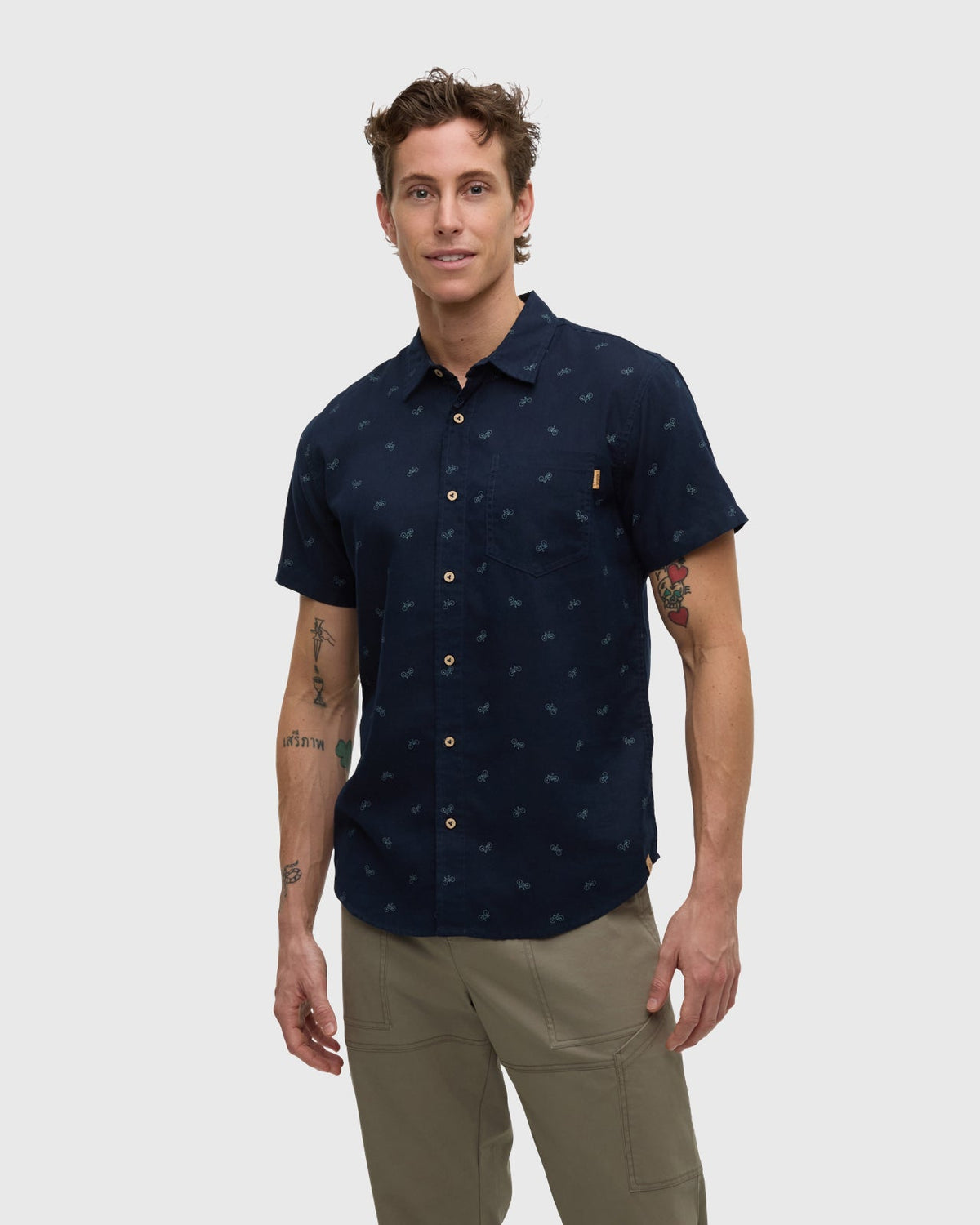 Tentree Men's Bike Around Mancos Shirt