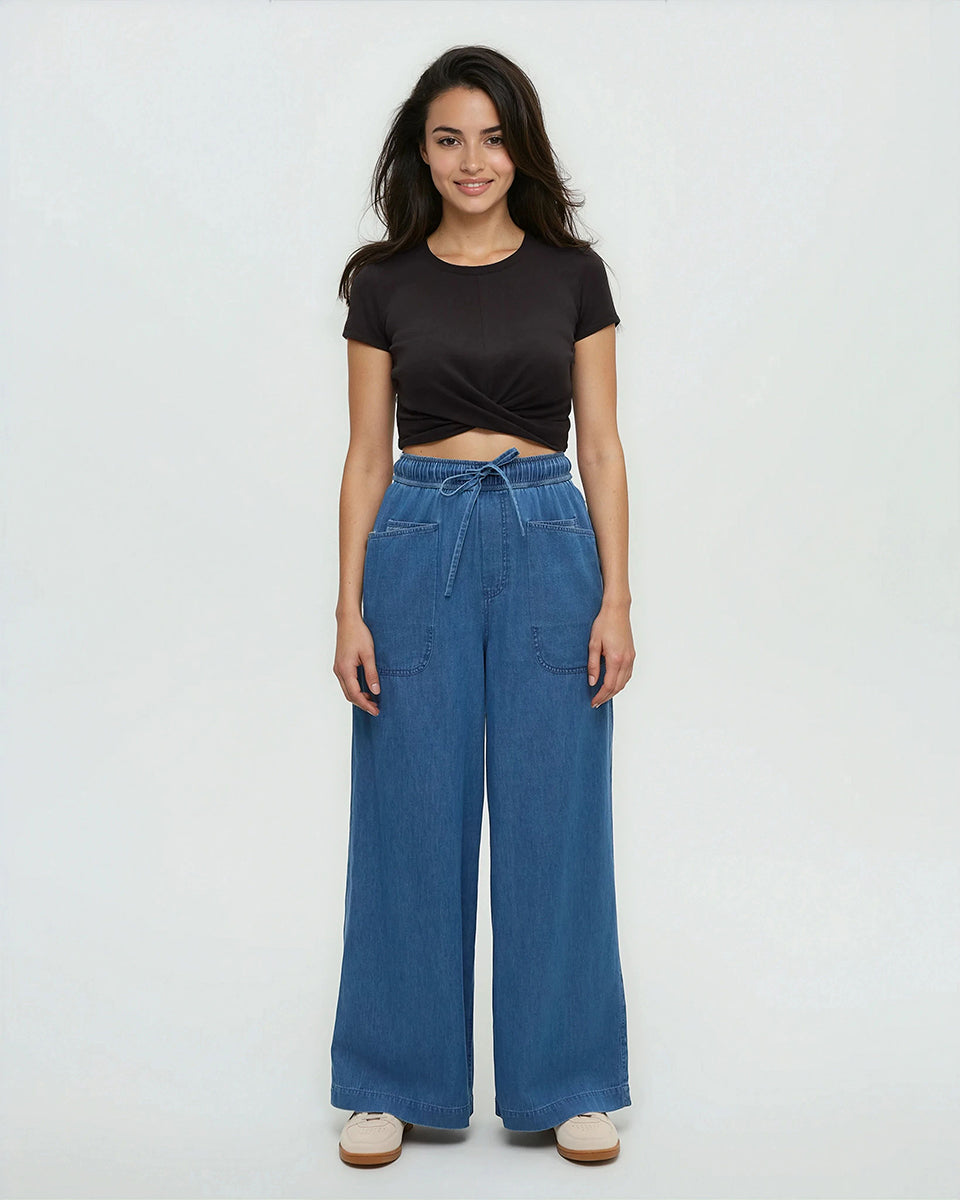 Tentree Women's Denim Crestwood Pant