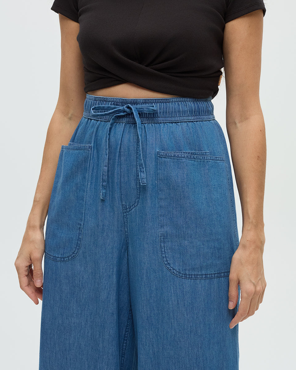 Tentree Women's Denim Crestwood Pant