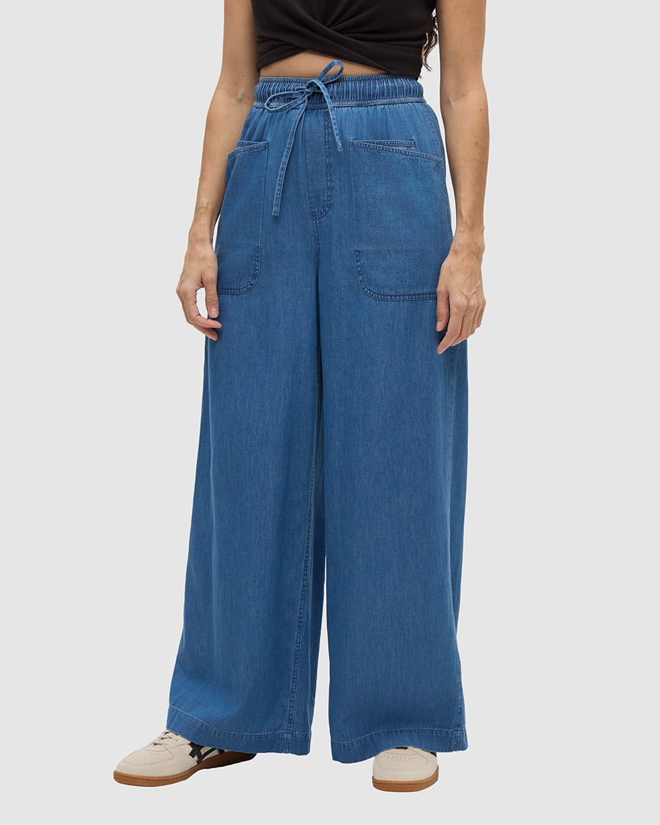 Tentree Women's Denim Crestwood Pant