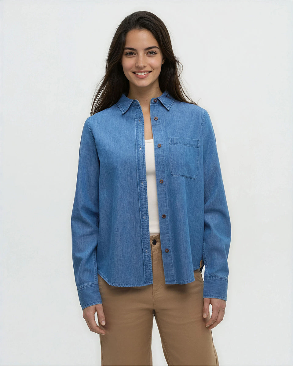 Tentree Men's Denim Sloan Shirt