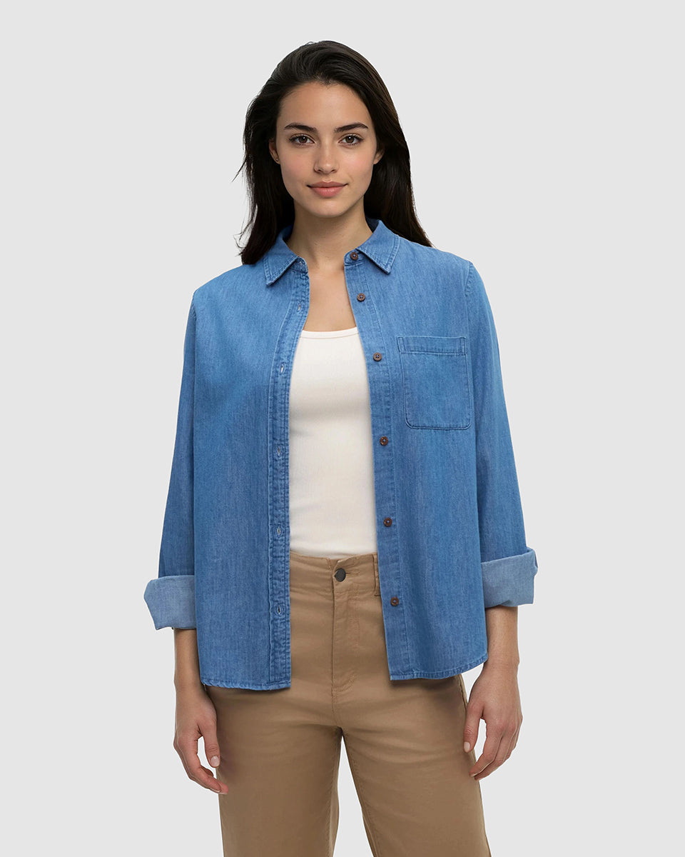 Tentree Men's Denim Sloan Shirt