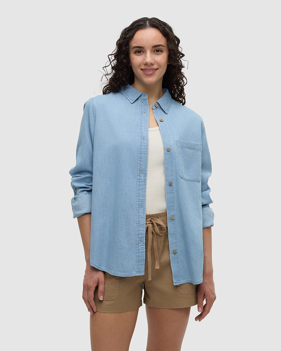 Tentree Men's Denim Sloan Shirt