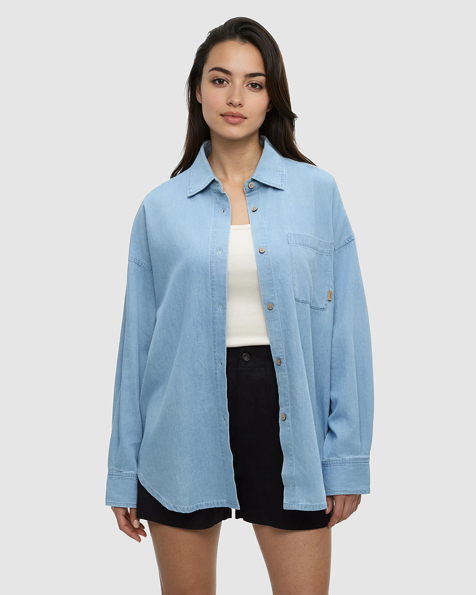 Tentree Men's Denim West End Shirt