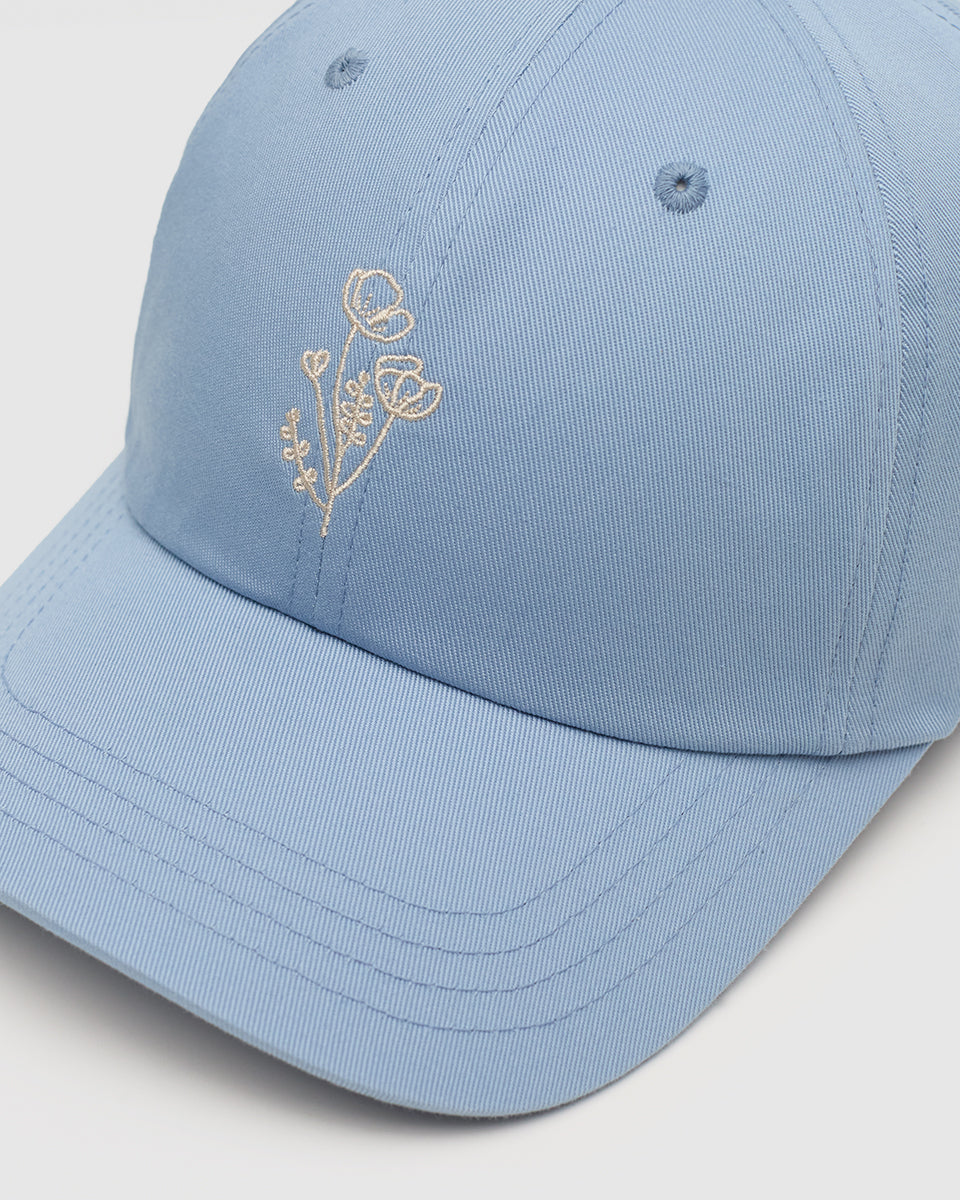 Tentree Accessories Flower Embroidery Peak Hat