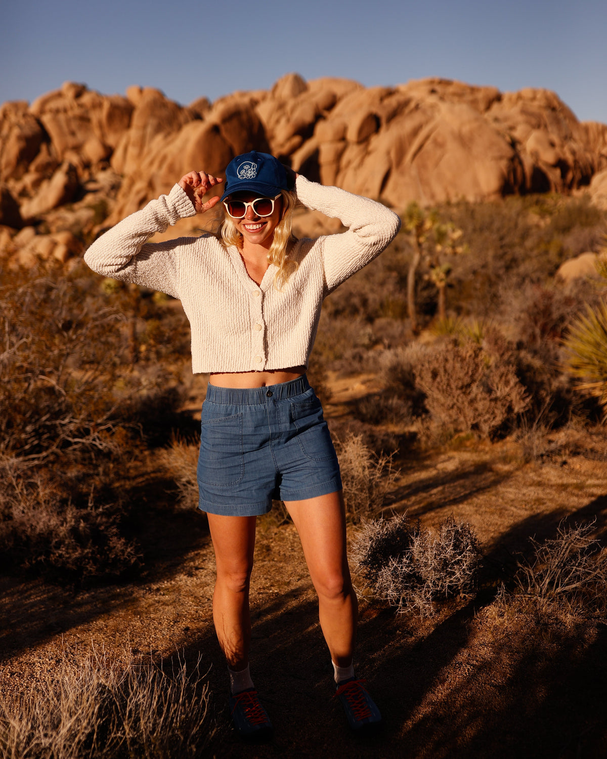Tentree Accessories Daisy Embroidery Peak Hat
