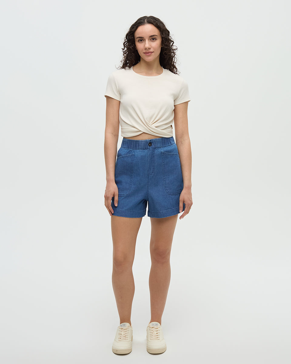 Tentree Women's Denim Cascades Short