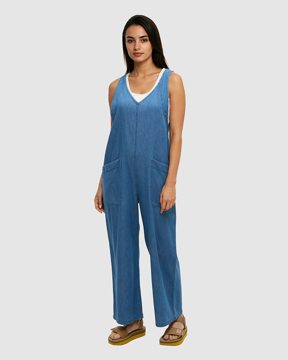 Tentree Women's Denim Nova Overall
