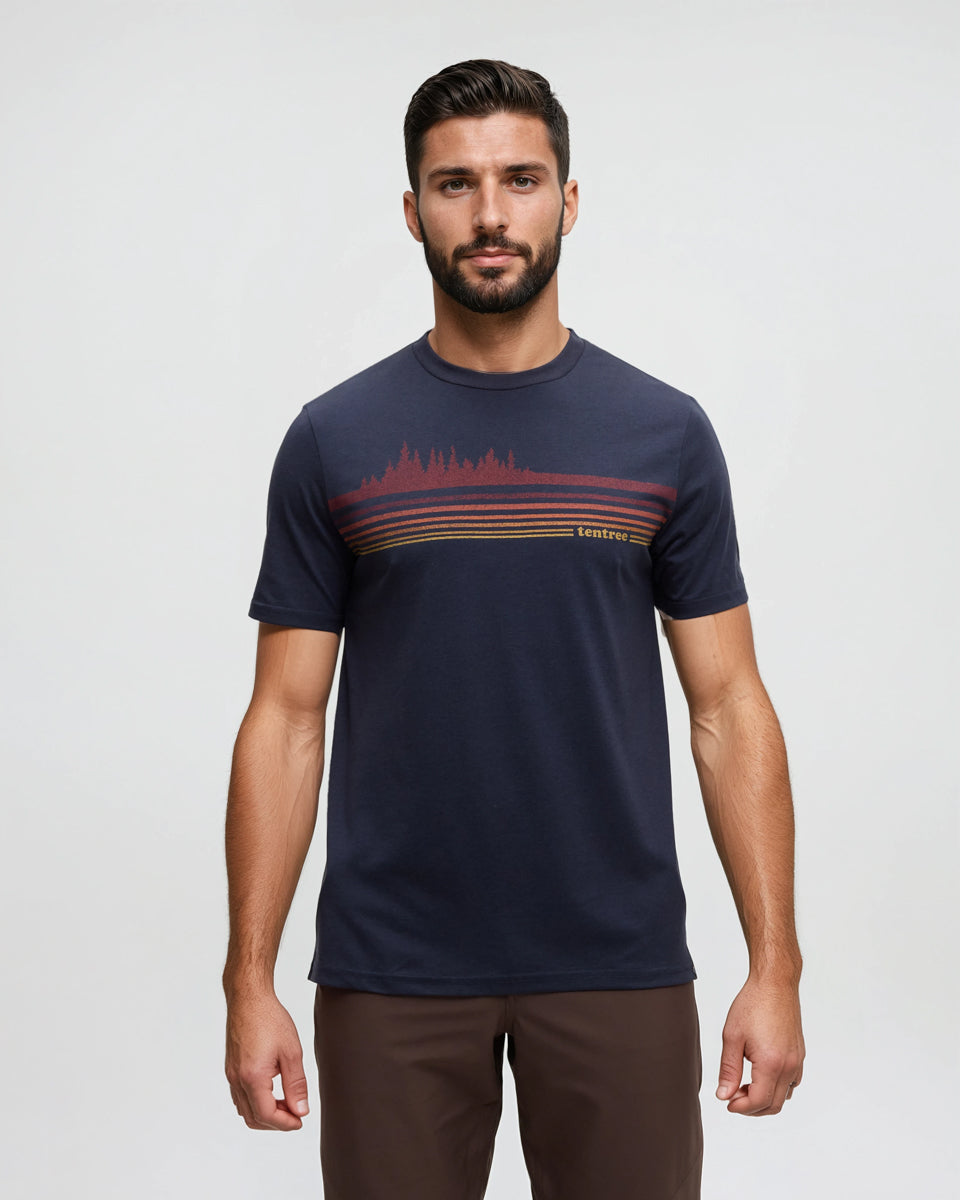 Tentree Men's Wildfire Retro Treeline T-Shirt
