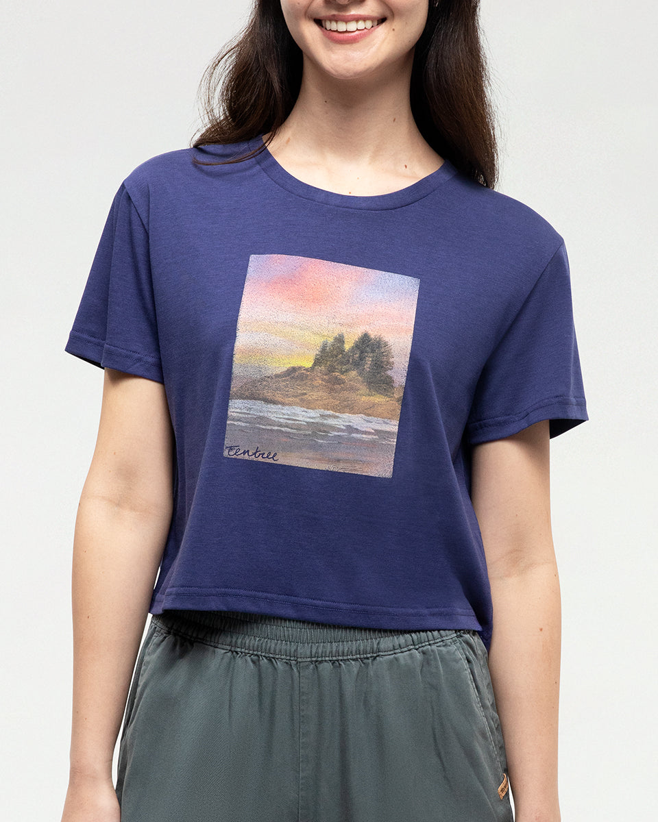 Tentree Women's Breakwater Crop T-Shirt