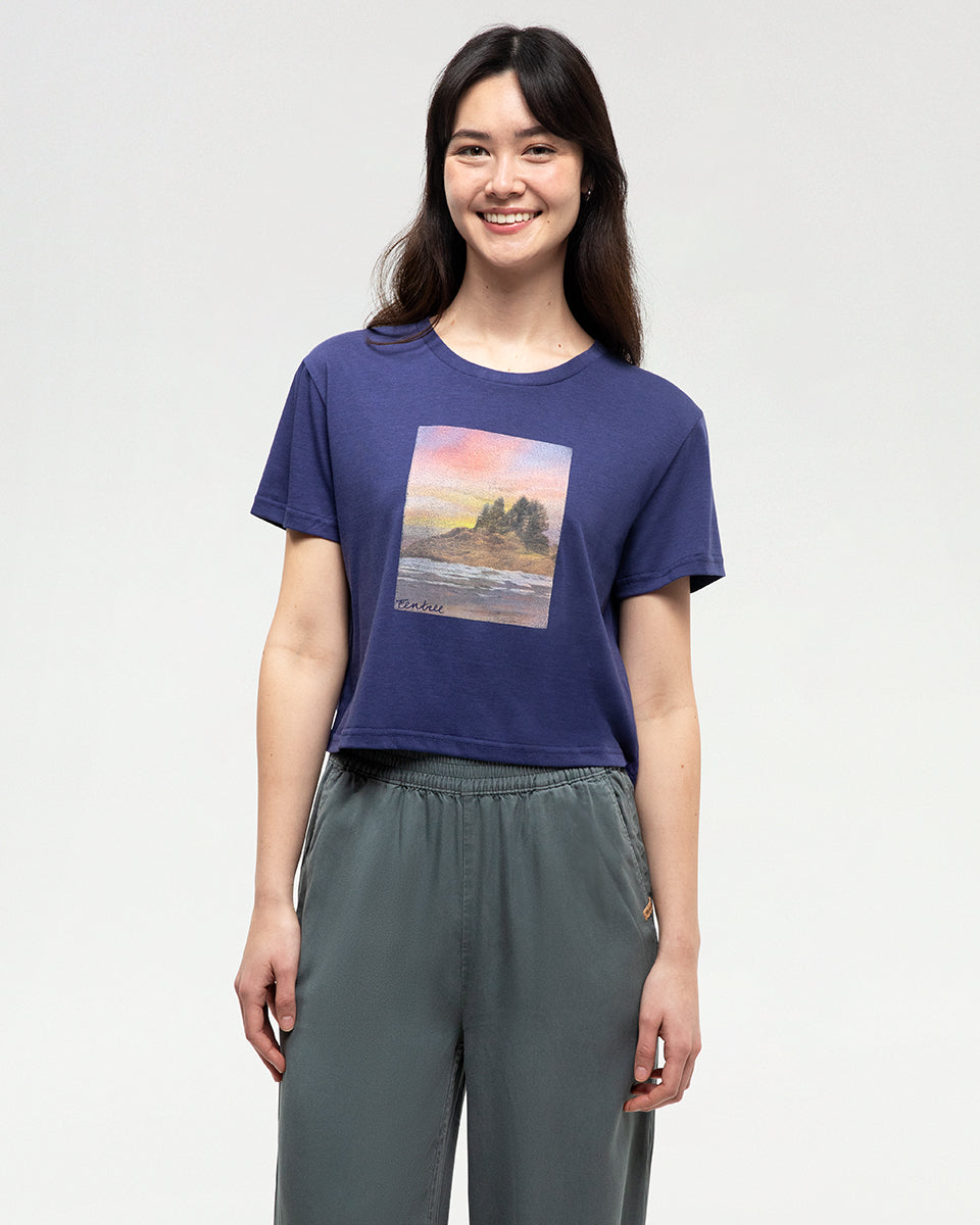 Tentree Women's Breakwater Crop T-Shirt