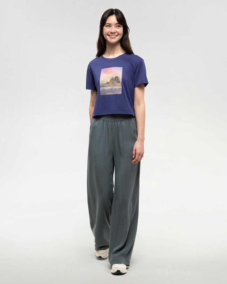 Tentree Women's Breakwater Crop T-Shirt