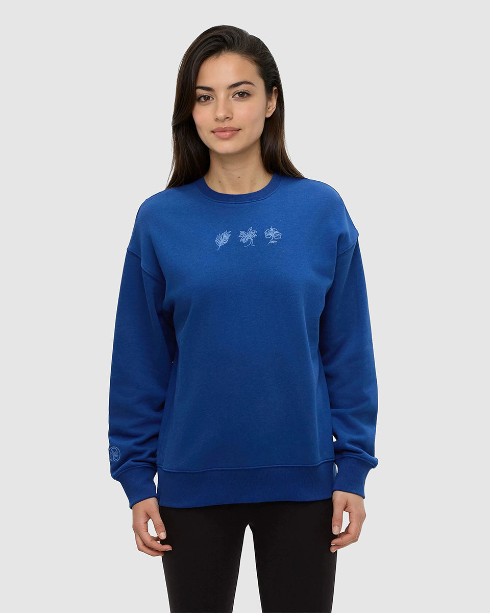 Tentree Women's Haiti Embroidery Relaxed Crew