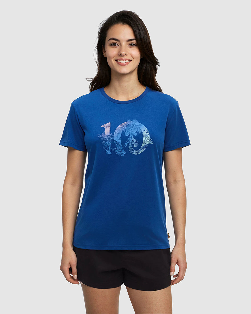 Tentree Women's Haitian Foliage Logo T-Shirt