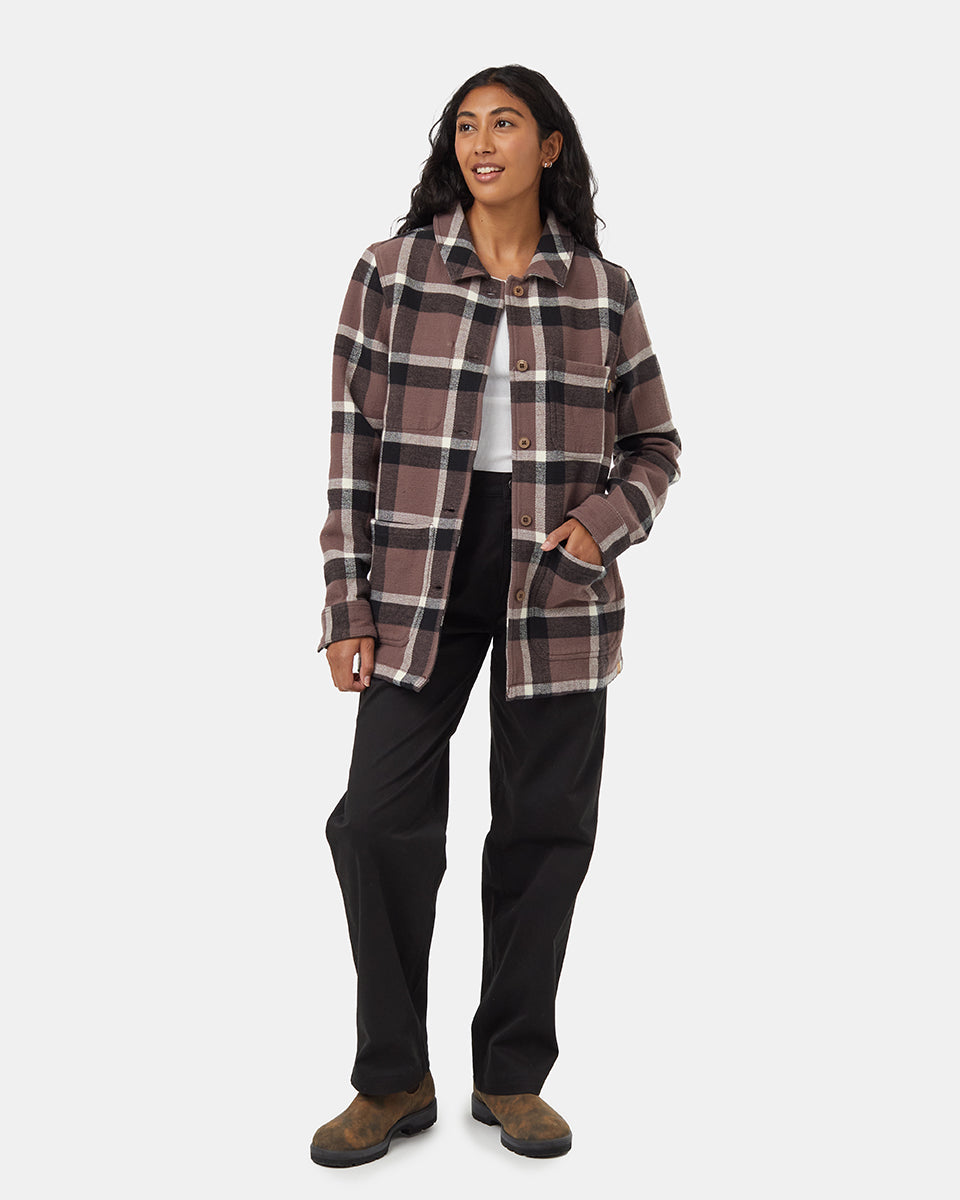 Tentree Women's Flannel Utility Jacket