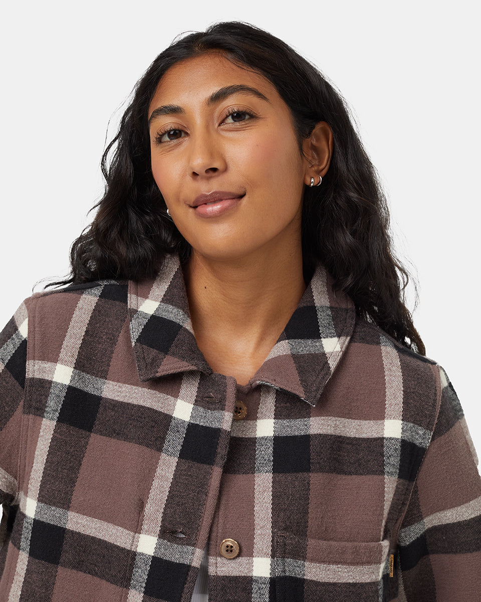 Tentree Women's Flannel Utility Jacket