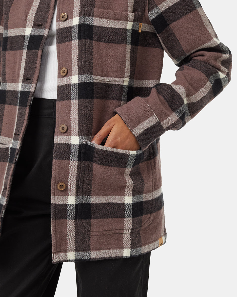 Tentree Women's Flannel Utility Jacket