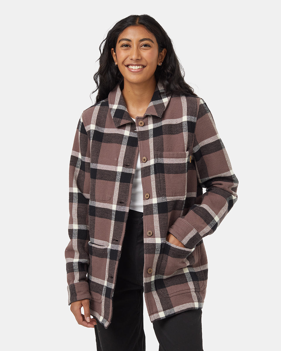 Tentree Women's Flannel Utility Jacket