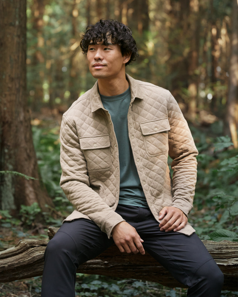 Tentree Men's Quilted Colville Overshirt