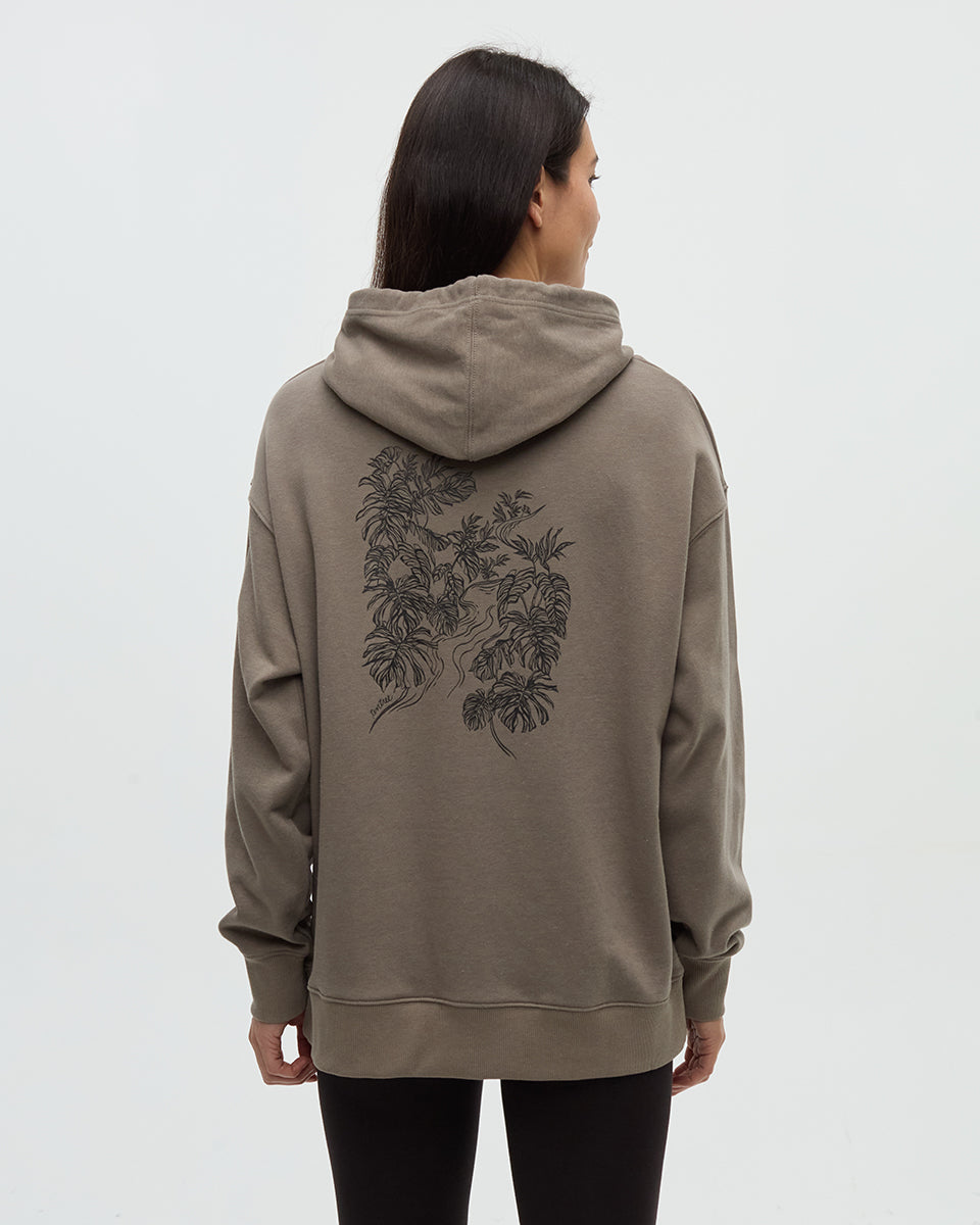 Tentree Women's Amazon Foliage Oversized Hoodie