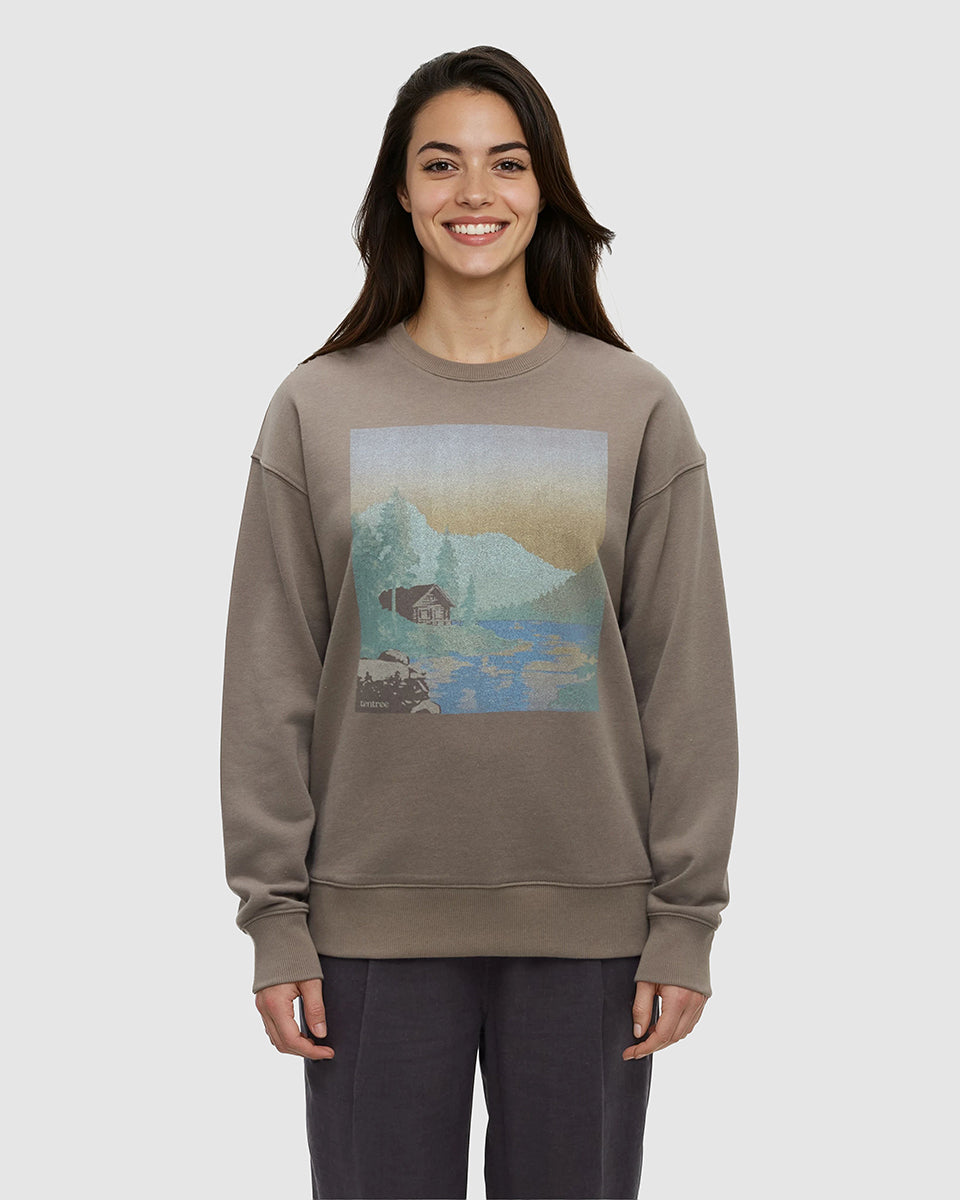 Tentree Women's Washed Lakeshore Relaxed Crew