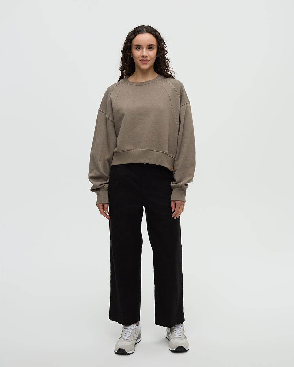 Tentree Women's Bluffs Cropped Crew