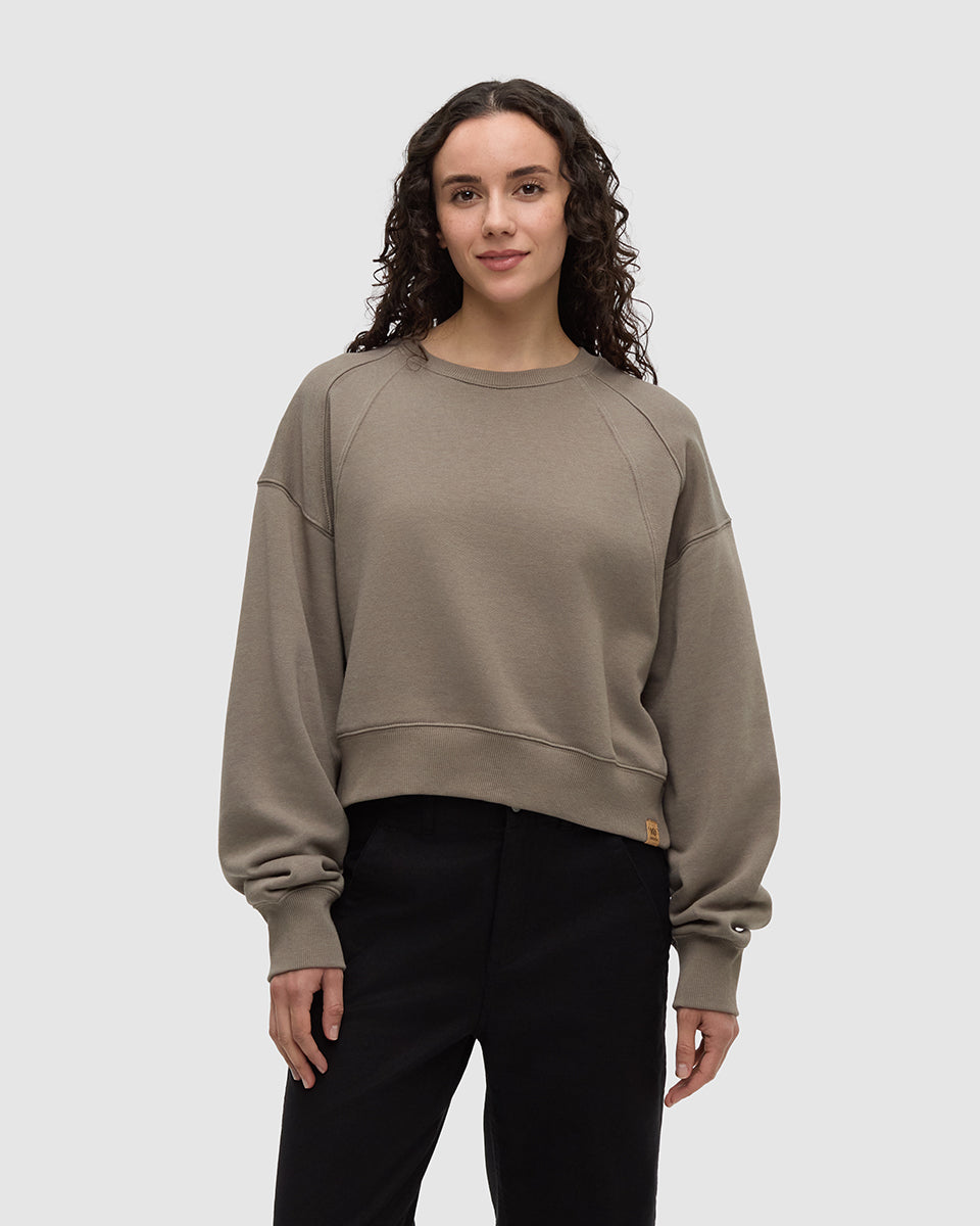 Tentree Women's Bluffs Cropped Crew