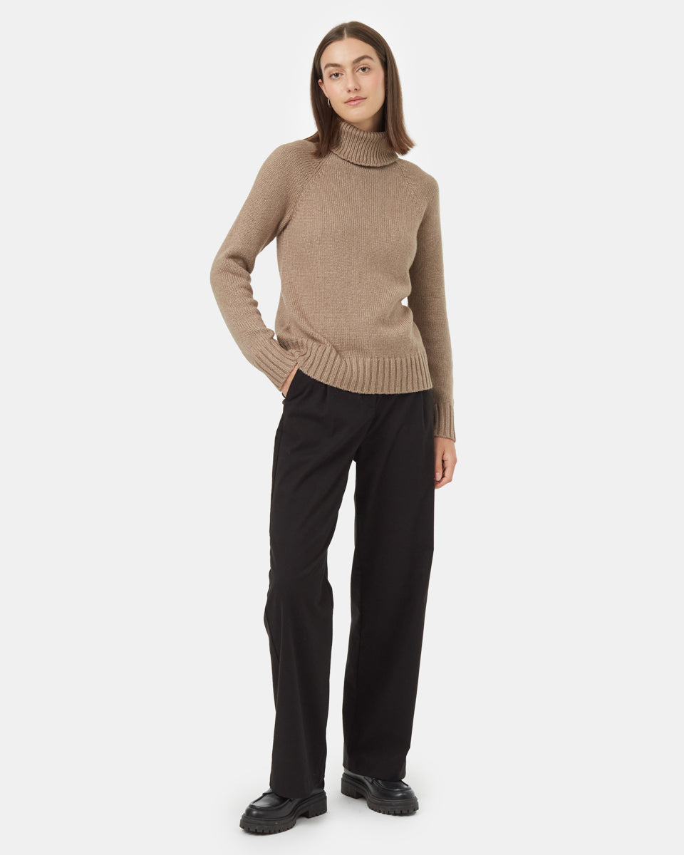 Tentree Women's Highline Wool Turtleneck Sweater