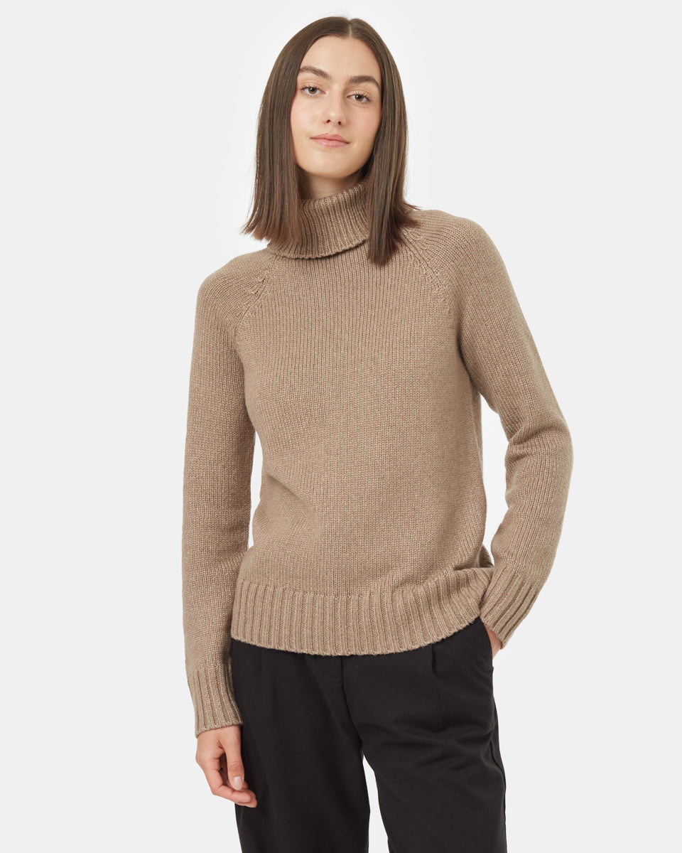Tentree Women's Highline Wool Turtleneck Sweater