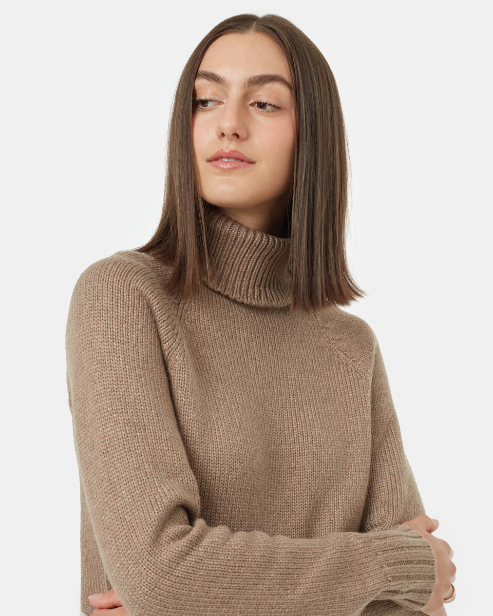 Tentree Women's Highline Wool Turtleneck Sweater